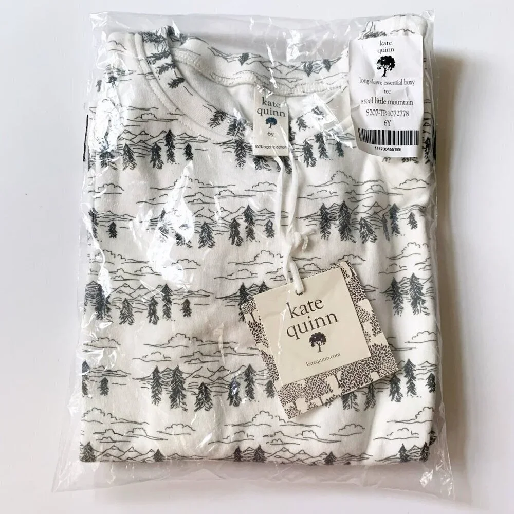 Kate Quinn Organics kids Little Mountain Long sleeve tee  6 years
